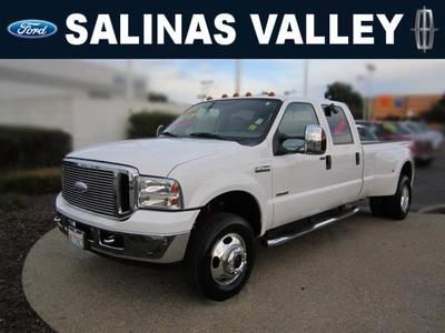 Pre-owned 2006 ford super duty f-350 crew cab fx4 4x4 lariat leather loaded