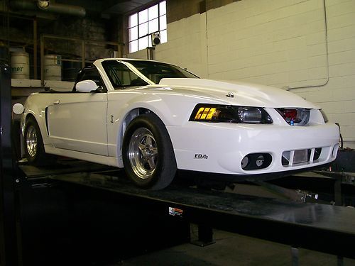2003 mustang cobra convertible street/strip rolling chassis 8.50 certified race
