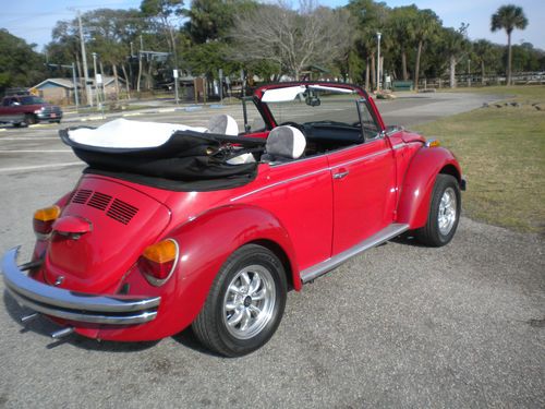 1979 vw beetle convertible 25k miles super clean/beautiful car!! **no reserve**