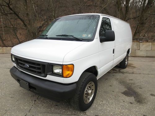 2006 ford e350 cargo service utility van, inspected, 1 ton, clean, all options