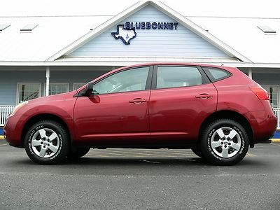 2009 rogue s sport utility cd player aux port beautiful red exterior