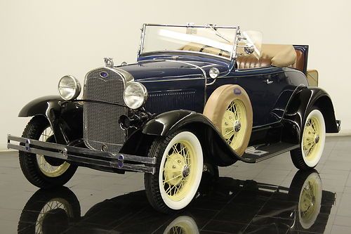 1931 ford model a deluxe rumble seat roadster restored 200.5 4 cylinders 3 speed