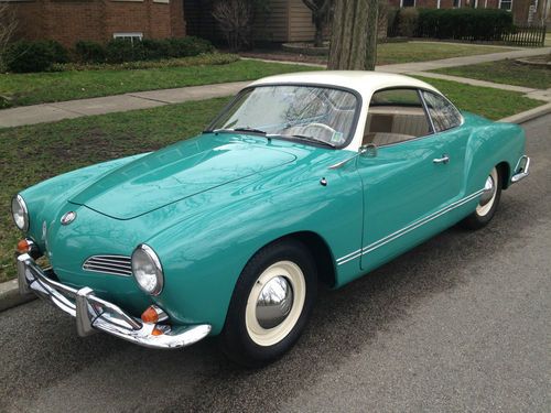 Ultra rare 1960 amag "montage suisse" karmann ghia coupe