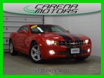 2011 chevy used camaro red black leather free clean carfax automatic 11 v6