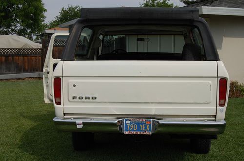 1978 ford bronco custom sport utility 2-door 6.6l