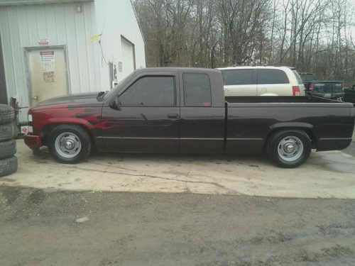 1994 chevy 1500 xtra cab short bed silverado lowrider shop truck other pickup