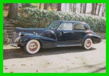 1940 cadillac fleetwood sedan manual flathead v8 blue