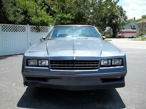 1984 chevrolet monte carlo ss / 305 v8 / low miles 80k / needs new home!! sweet
