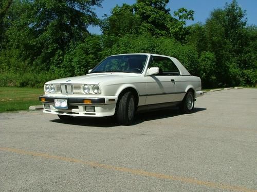 1987 bmw 325i convertible w/color match hardtop - excellent condition