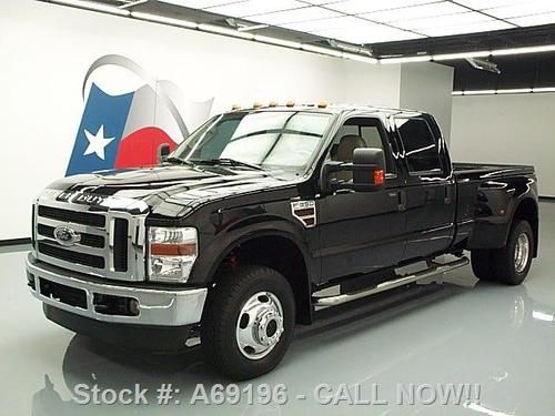 2009 ford f-350 lariat crew 4x4 diesel dually rear cam! texas direct auto