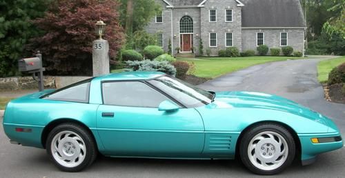 1991 corvette rare color gorgeous low miles clean carfax southern car xtra nice!