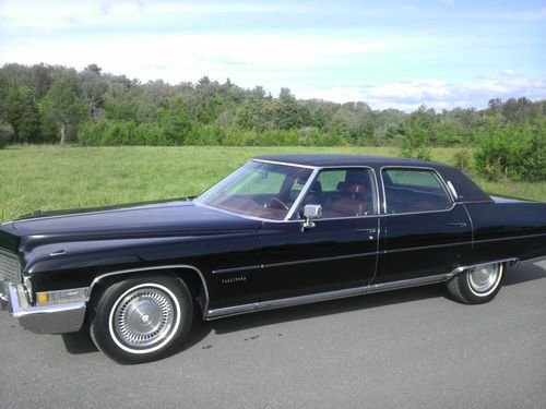 1972 cadillac fleetwood brougham one owner collector  no reserve !!!!!!!!!!!
