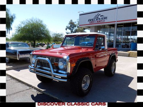 1973 ford bronco 4wd pickup-302ci v8 automatic ps dual exhaust lifted