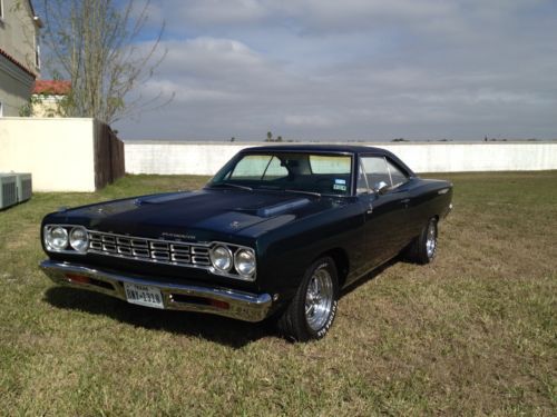 1968 plymouth road runner no reserve 440ci hurst 4 speed  hard top will sell!!!