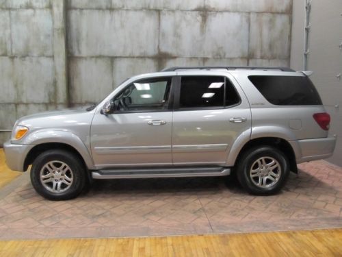 2007 toyota sequoia limited navi heated leather seats dvd tv 1 owner carfax cert