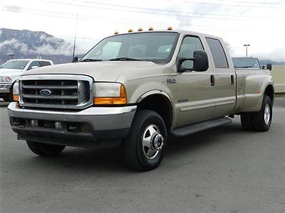 Ford crew cab dually 4x4 lariat 7.3 powerstroke diesel leather low price auto