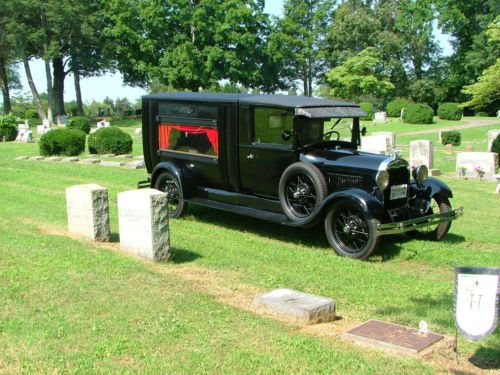 1929 model a hearse