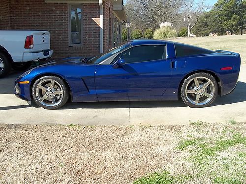 2007 lemans blue corvette