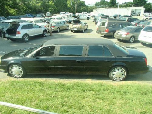 2000 cadillac 6 door funeral limousine hearse 55k miles no reserve must see look