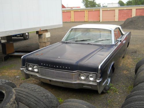 1967 lincoln continental convertible suicide doors no reserve