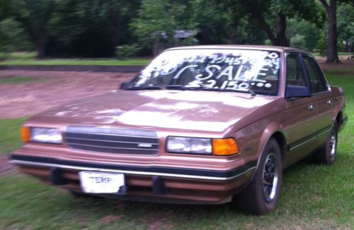 1988 buick century custom sedan 4-door 2.5l