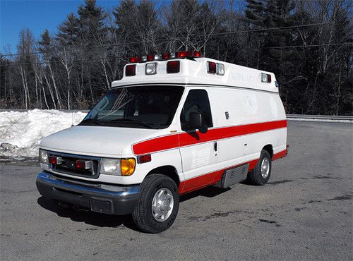 2003 ford e350 super-duty aev ambulance,  7.3l