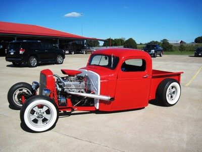 1946 chevy truck!! red/black!! 327/auto!! show quality!!