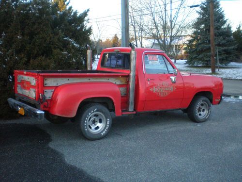 1979 dodge lil red epress truck real deal!trade for cuda challenger roadrunner