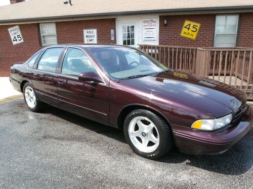 1996 chevrolet impala ss sedan 4-door 5.7l, one owner 11978 miles all original!