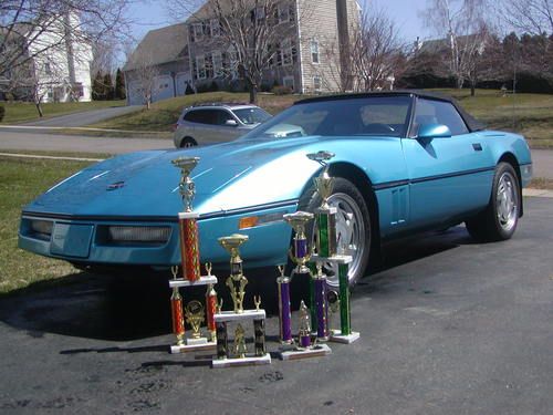 1988 corvette convertible "4+3" standard z52 sport pkg, award winner