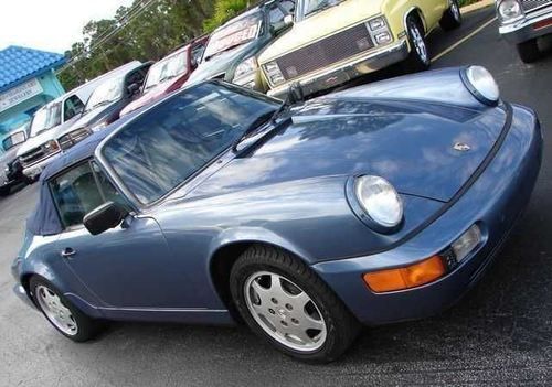 1990 porsche carrera 2 cabriolet tiptronic new top just serviced full records pa