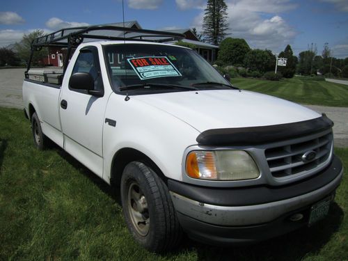 1999 ford f150 work truck, 135,000 miles new tires, ladder rack, tool box