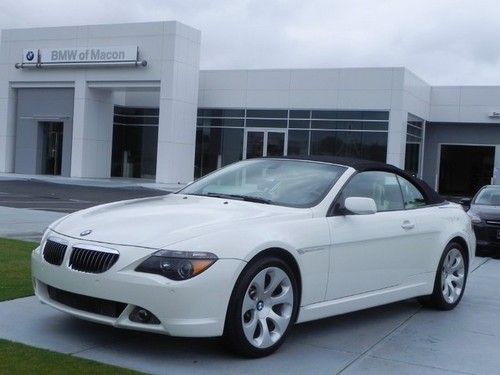 2006 bmw 6 series 650 cic convertible  sport 19 heated 1 owner
