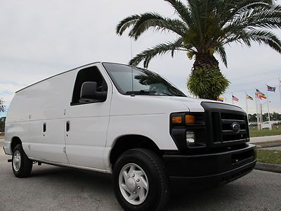 2008 ford e-150 cargo van work van serviced fleet maintained clean low reserve