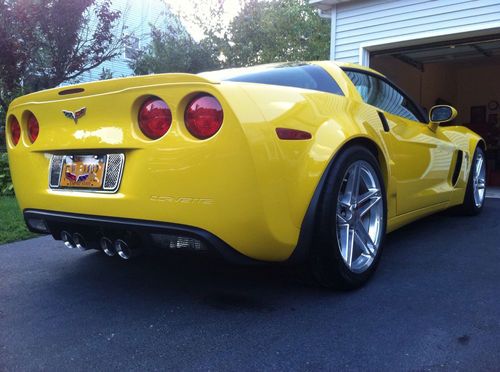 2006 corvette z06, 505 hp, velocity yellow, mint condition, low mileage 12,500