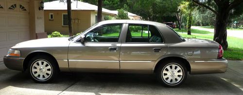 Grand marquis ls, 4 dr. sedan, gold, verygood condition, florida car, no rust