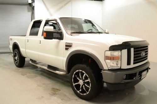 2008 ford f-250 fx4 4x4 auto power leather aftermarket wheels  keyless