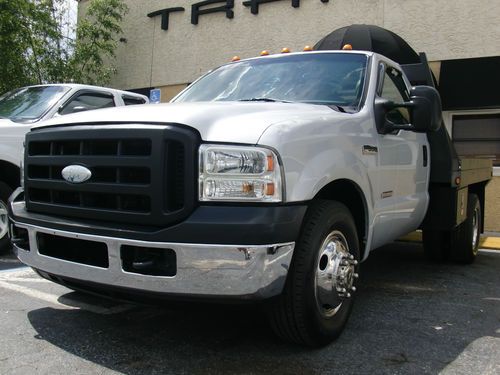 2006 ford f350 2wd turbo diesel automatic flatbed truck!!!!!!!!!!!!!!