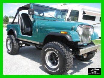1984 jeep cj7 304 v-8 hartop and doors no rust fully reconditioned we export