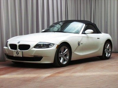 Clear carfax m sport leather manual cpo warranty dealer inspected low miles z4