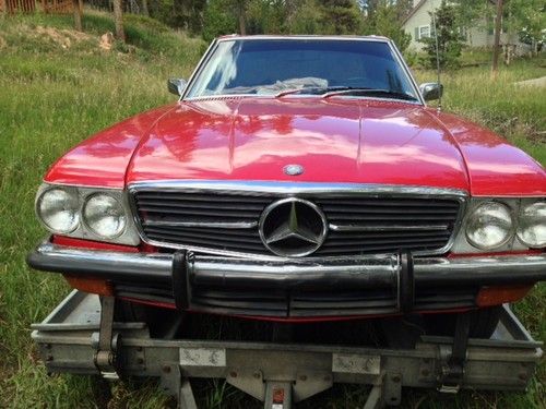 1972 mercedes benz 350 sl roadster project vehicle