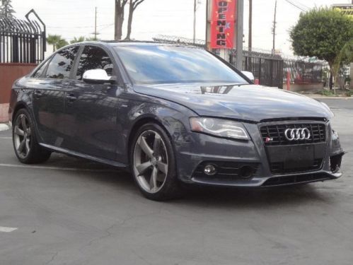 2011 audi s4 quattro s tronic damaged salvage runs! loaded supercharged v6 l@@k!