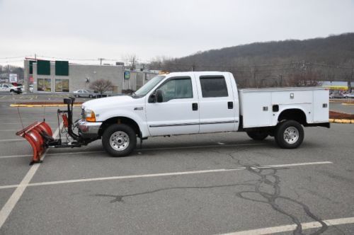 99 ford f-350 sd xlt crew cab pickup 7.3l powerstoke turbodiesel no reserve 4x4