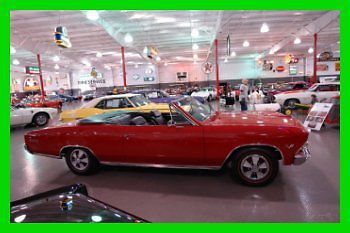 1966 chevrolet malibu ss convertible canadian 396/360 4-speed~gm of canada docs