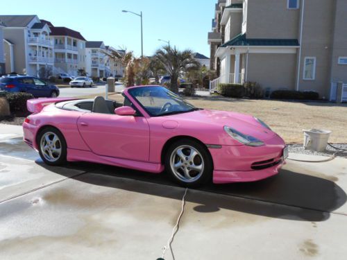 Pretty in pink pristine porsche 2000 customized 996 one of a kind