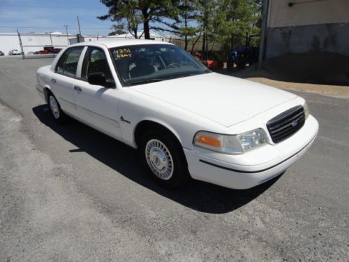 1999 white ford crown victoria 4 door sedan cng compressed natural gas one owner