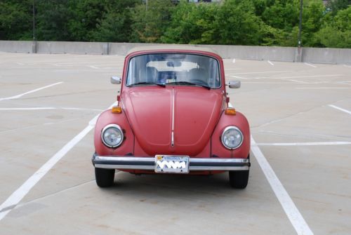 1979 vw volkswagen super beetle cabrio convertible - daily driver reliable!