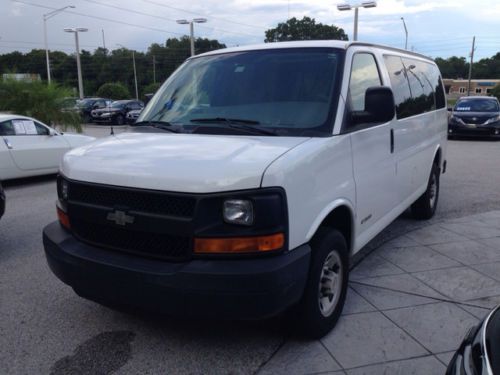 12 passenger van tow package 6.0 v8.
great for churchs, school, labor force