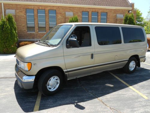 1999 ford e-series full hand control mobility / wheelchair van   80k  no reserve