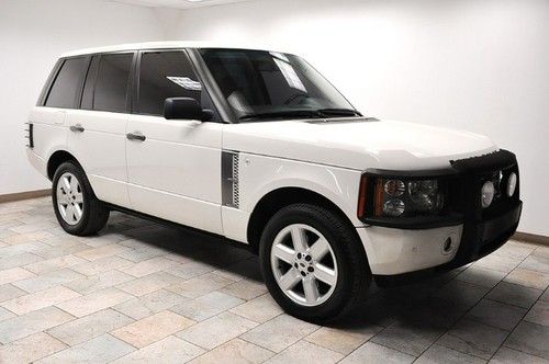 2003 land rover range rover hse white/grey xtrs ext warranty
